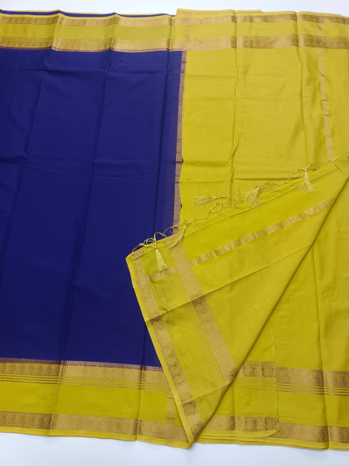 SEMI CREPE SILK SAREE - B S CHANNABASAPPA & SONS