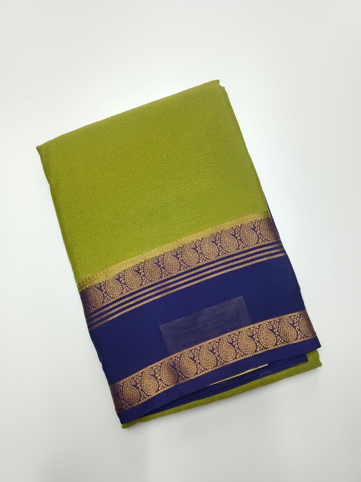 SEMI CREPE SILK SAREE - B S CHANNABASAPPA & SONS