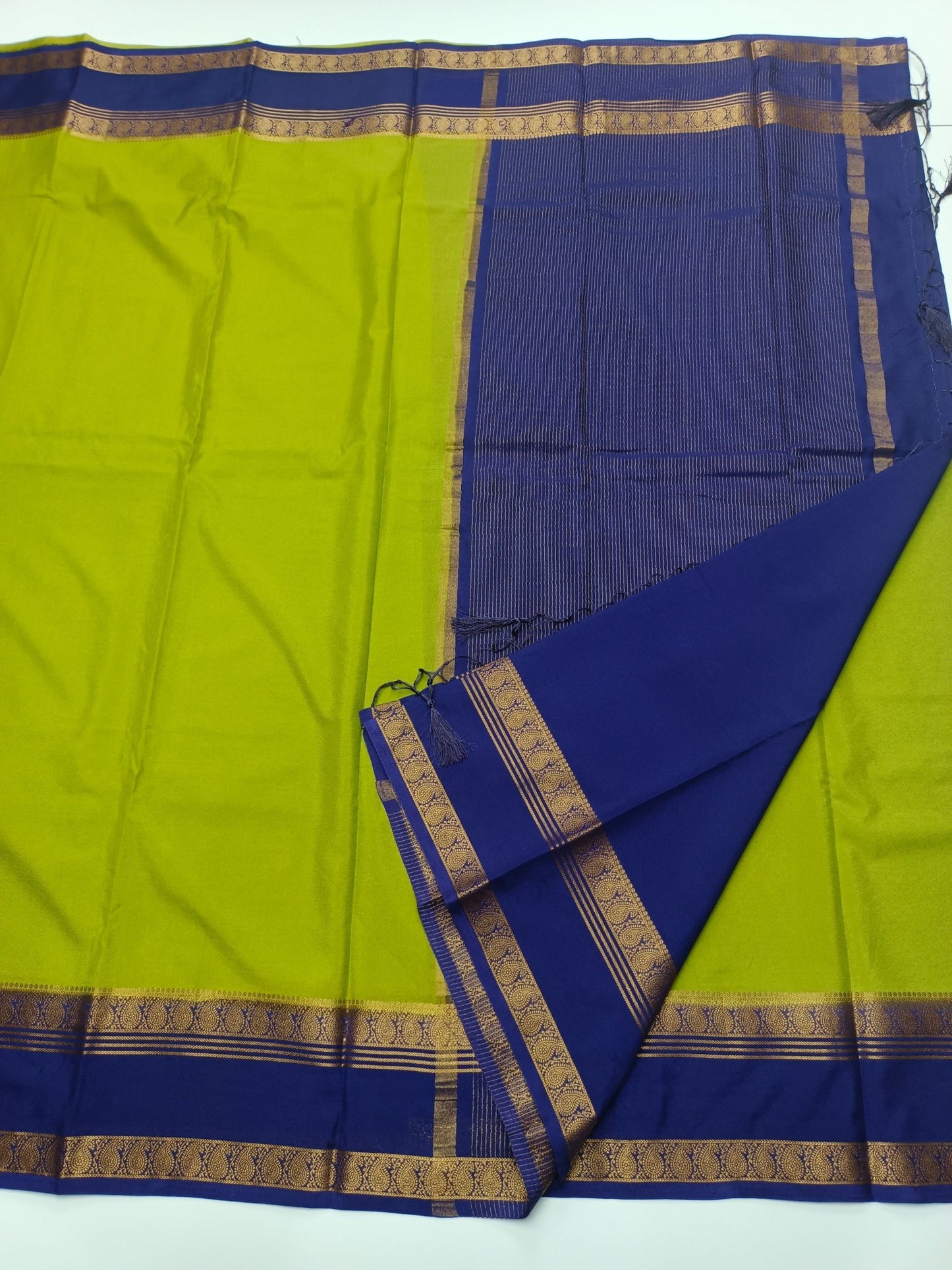 SEMI CREPE SILK SAREE - B S CHANNABASAPPA & SONS