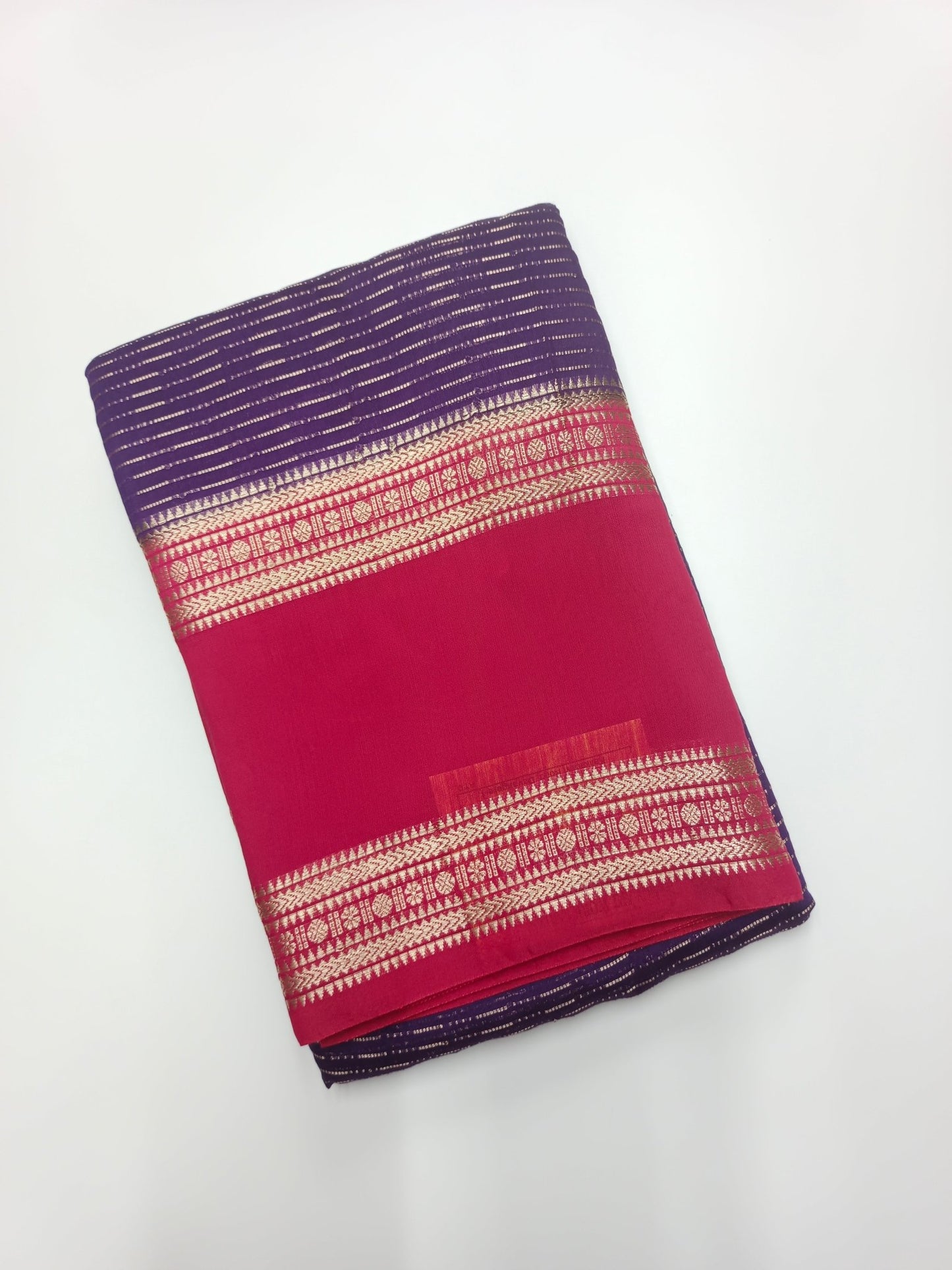 SEMI CREPE SILK SAREE - B S CHANNABASAPPA & SONS