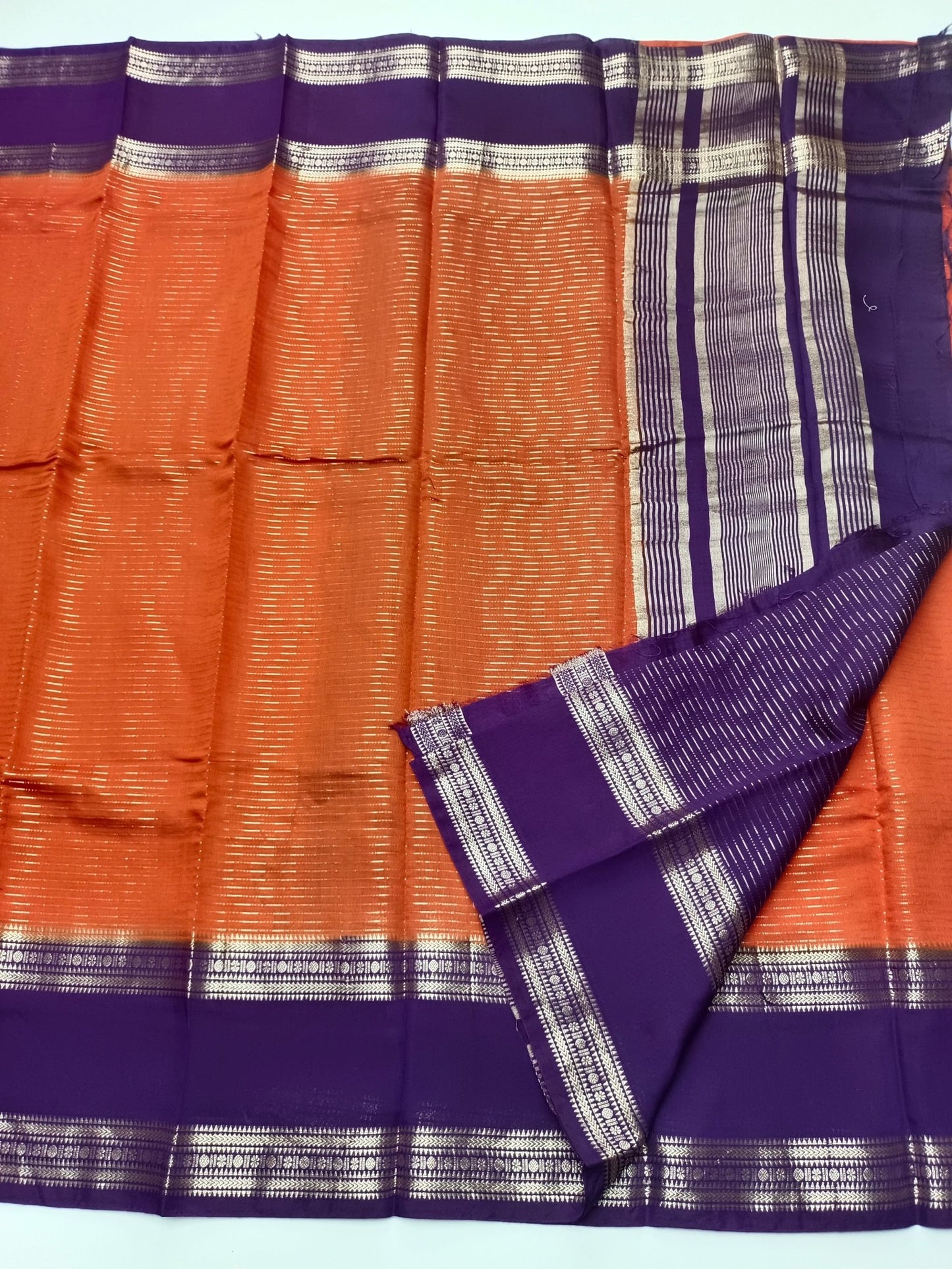 SEMI CREPE SILK SAREE - B S CHANNABASAPPA & SONS