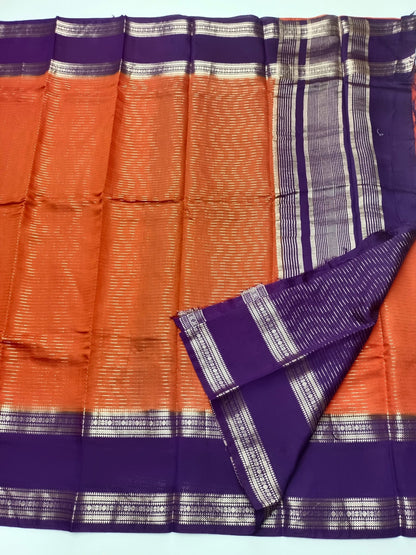 SEMI CREPE SILK SAREE - B S CHANNABASAPPA & SONS