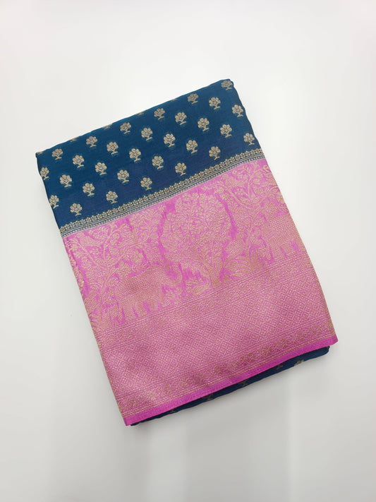 FANCY CHIFFON SAREE - B S CHANNABASAPPA & SONS