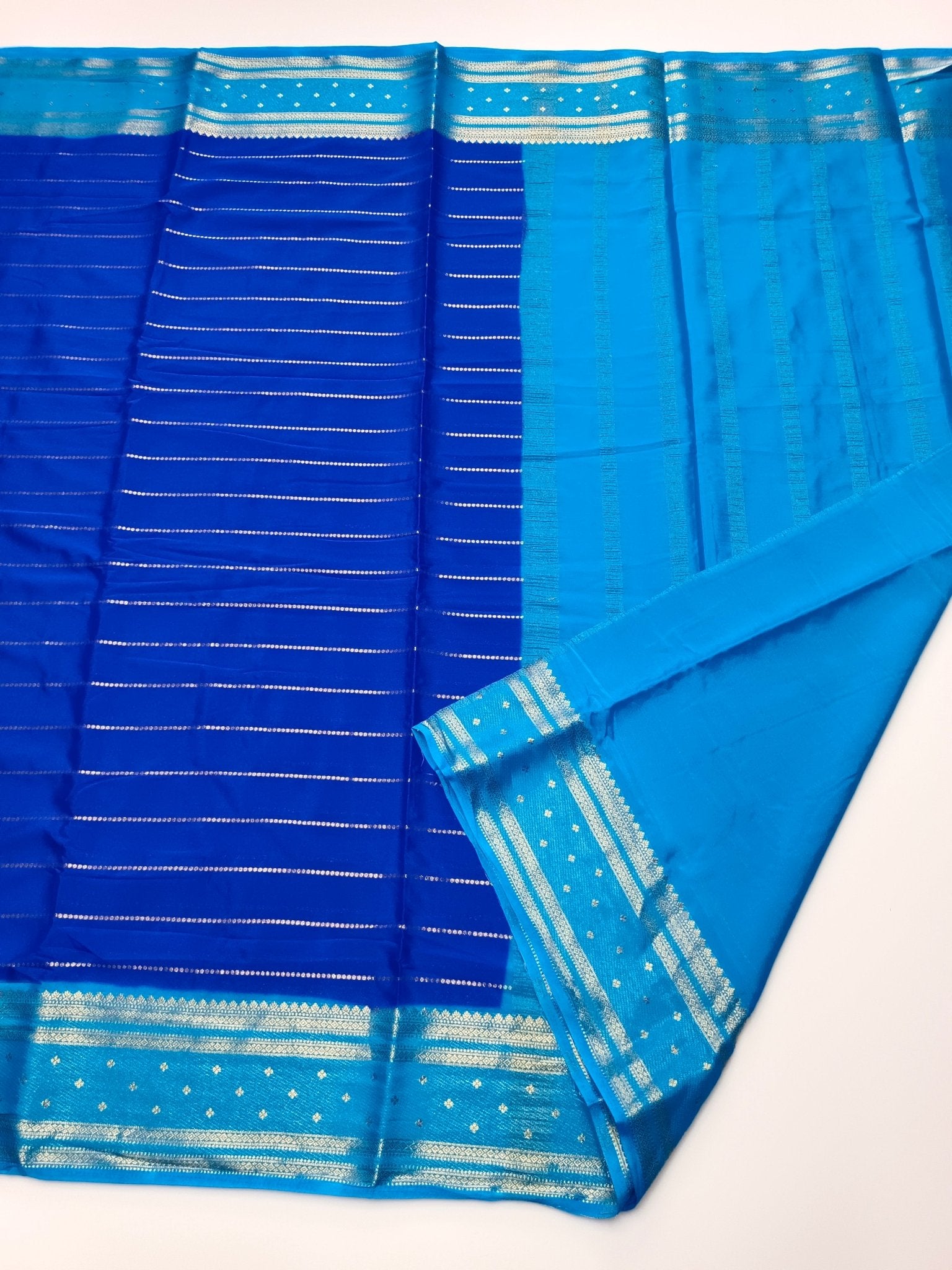 SEMI CREPE SILK SAREE (SPECIAL 20% DISCOUNT) - B S CHANNABASAPPA & SONS