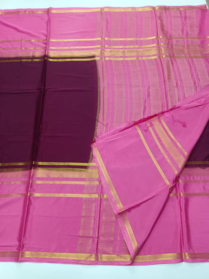 SEMI CREPE SILK SAREE - B S CHANNABASAPPA & SONS
