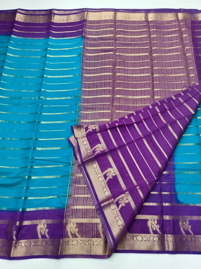 SEMI CREPE SILK SAREE - B S CHANNABASAPPA & SONS