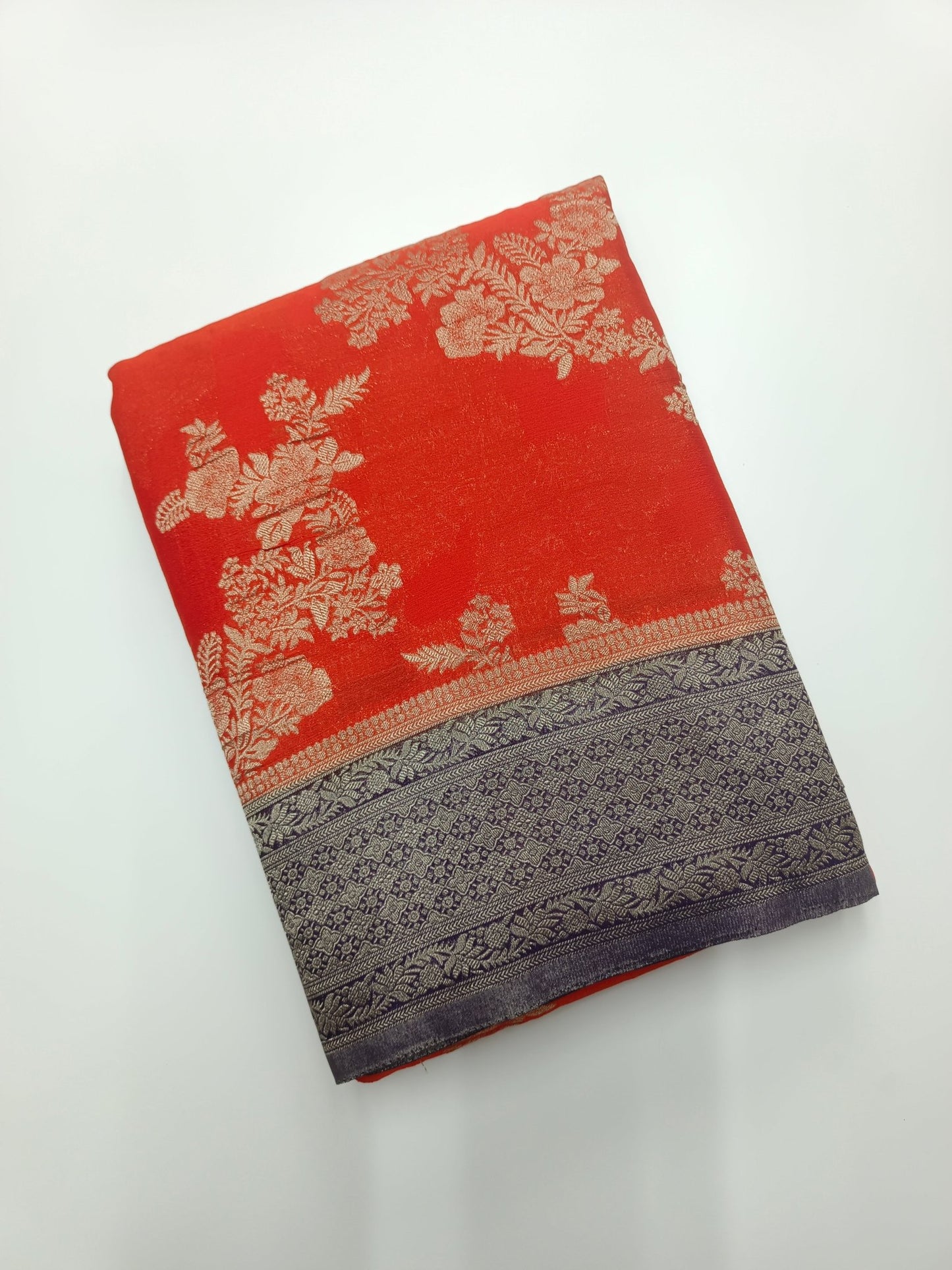 FANCY CHIFFON SAREE - B S CHANNABASAPPA & SONS