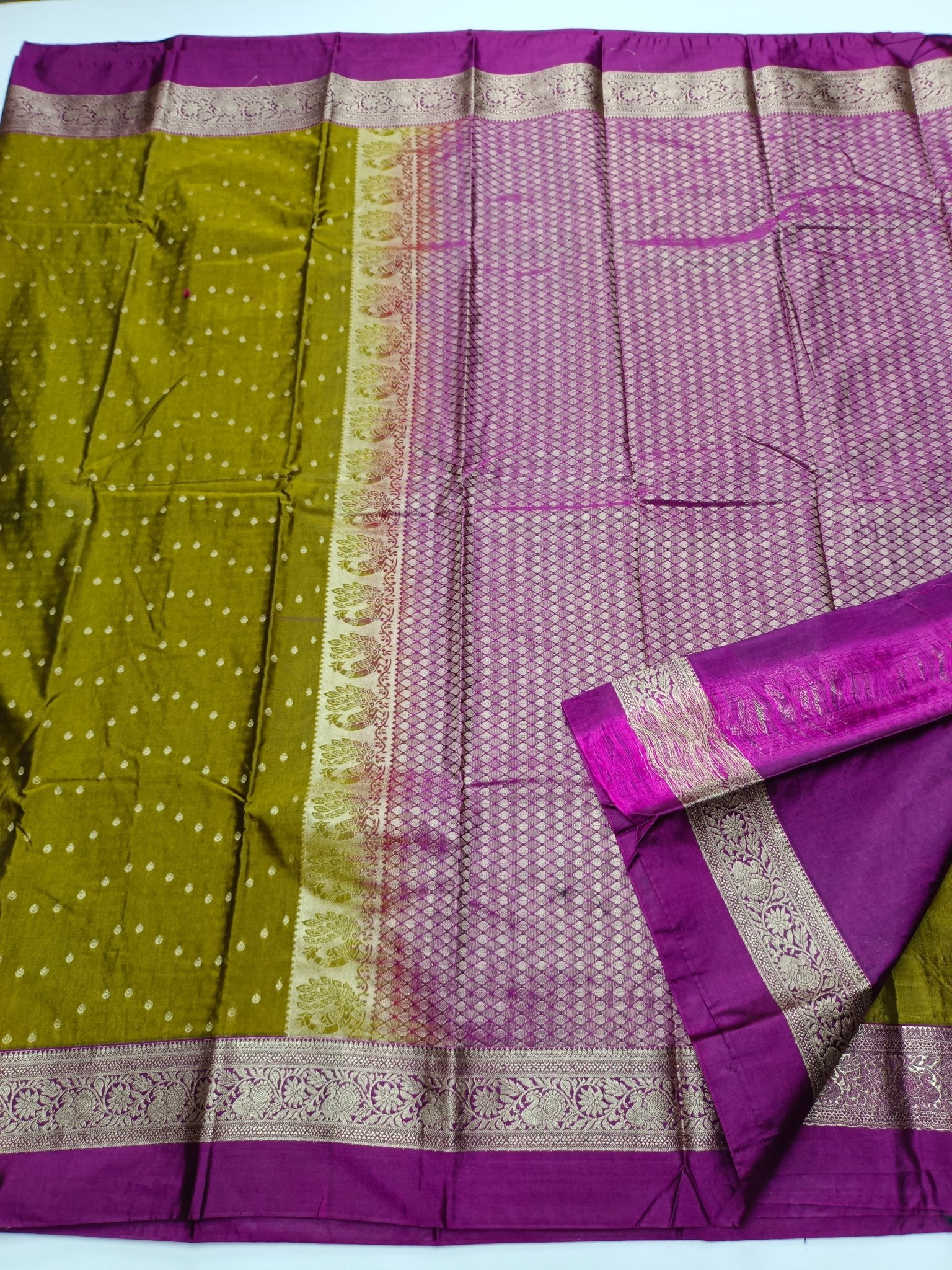 FANCY COTTON SILK SAREE - B S CHANNABASAPPA & SONS