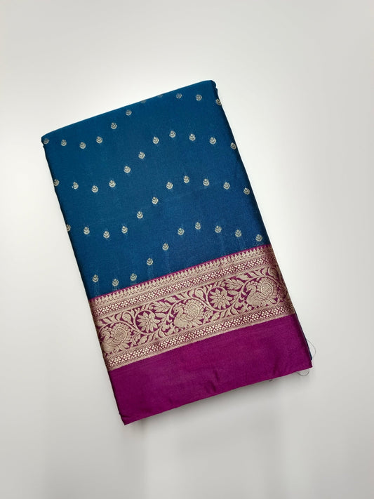 FANCY COTTON SILK SAREE - B S CHANNABASAPPA & SONS