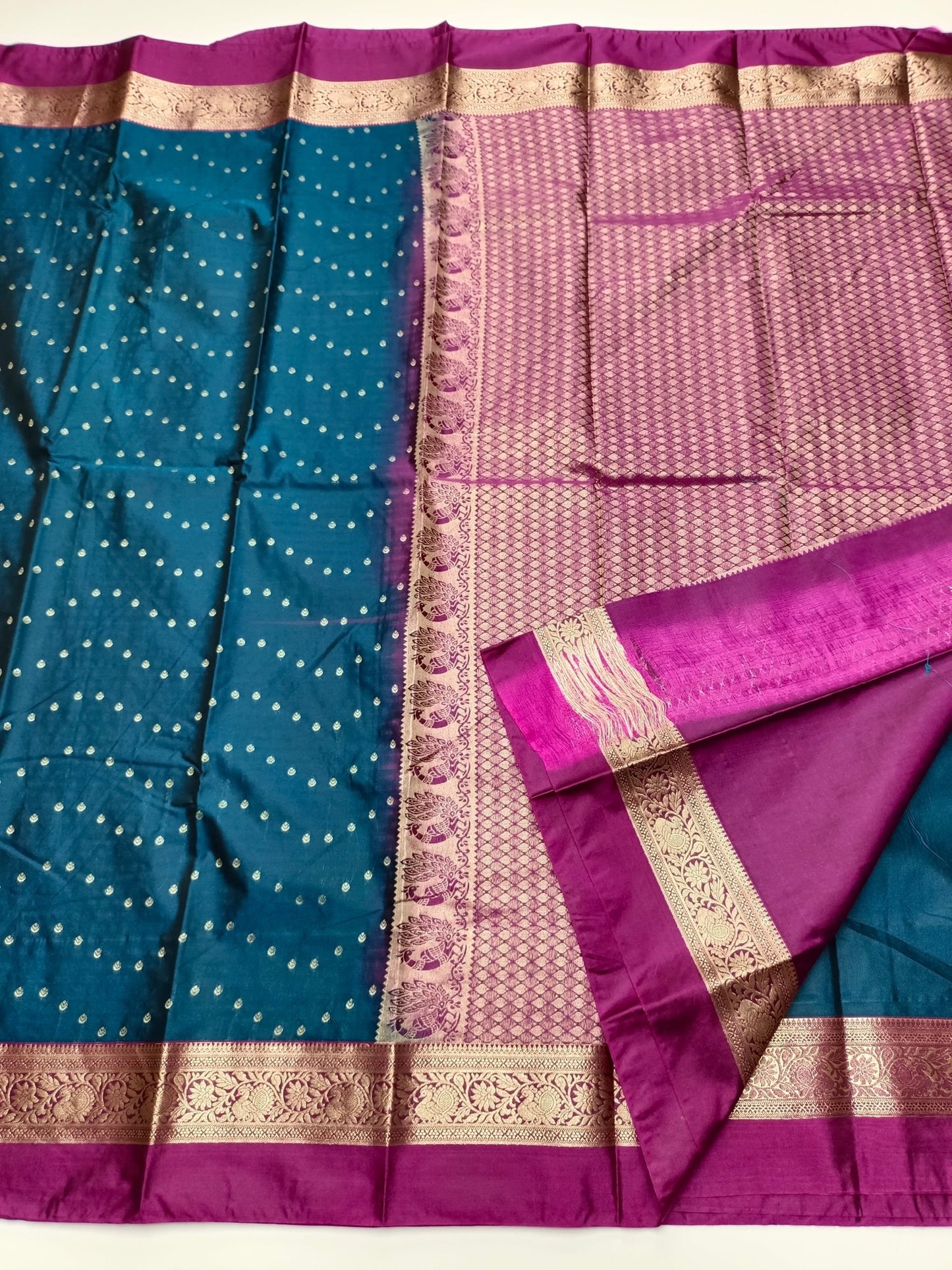 FANCY COTTON SILK SAREE - B S CHANNABASAPPA & SONS