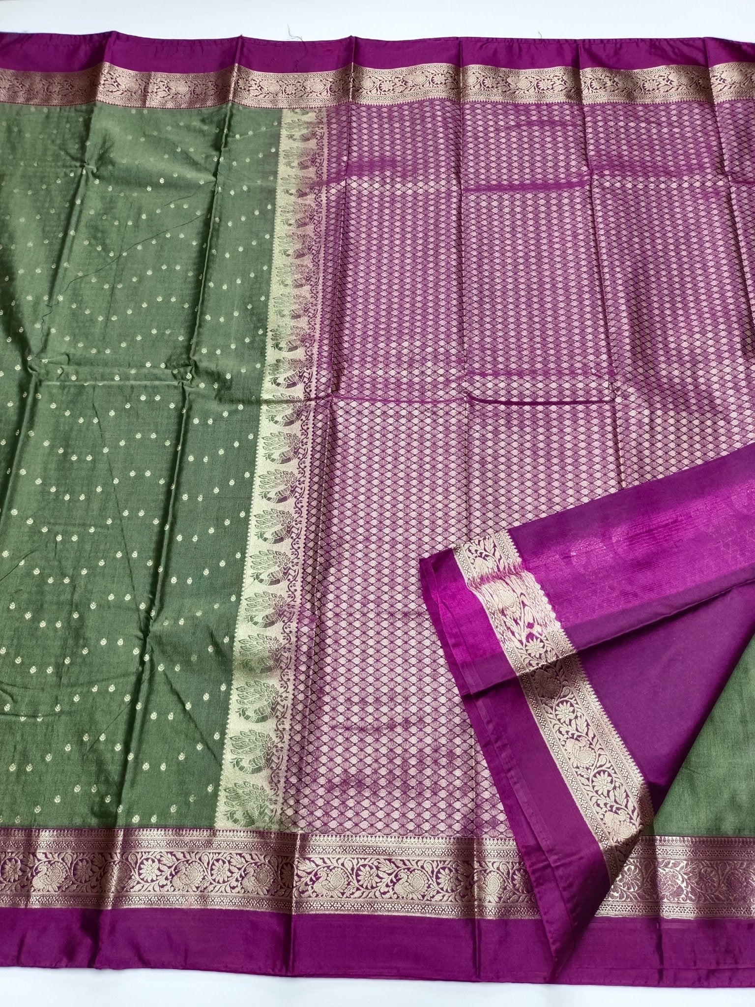 FANCY COTTON SILK SAREE - B S CHANNABASAPPA & SONS