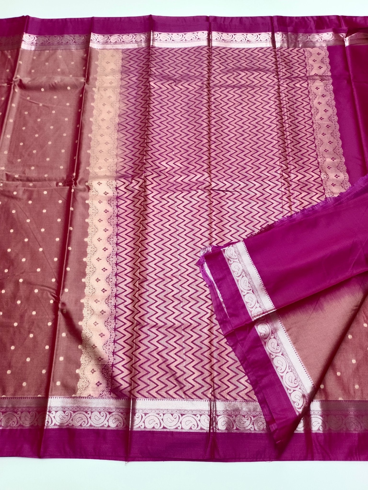 FANCY COTTON SILK SAREE - B S CHANNABASAPPA & SONS