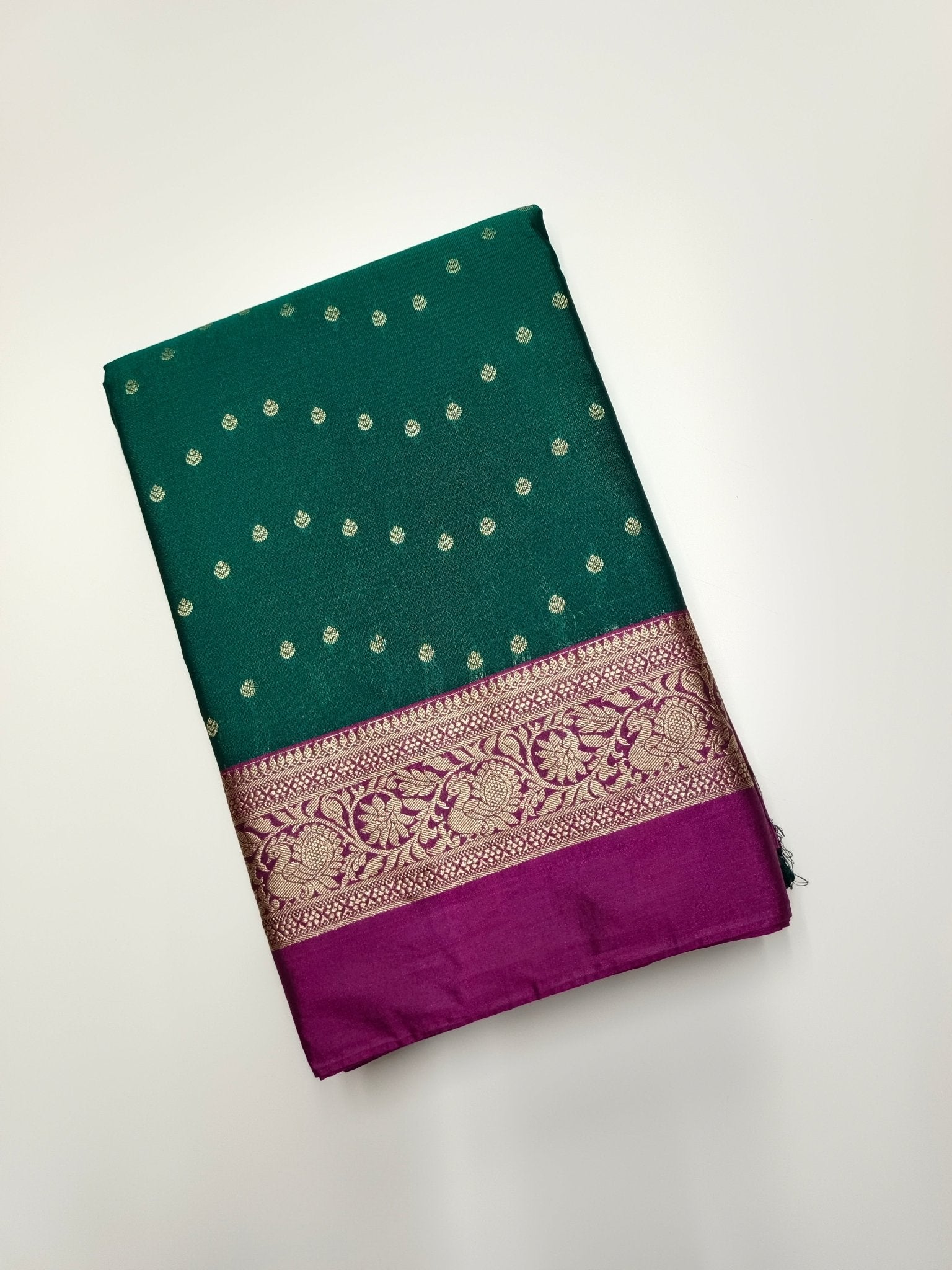 FANCY COTTON SILK SAREE - B S CHANNABASAPPA & SONS
