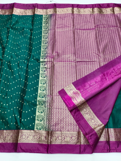 FANCY COTTON SILK SAREE - B S CHANNABASAPPA & SONS
