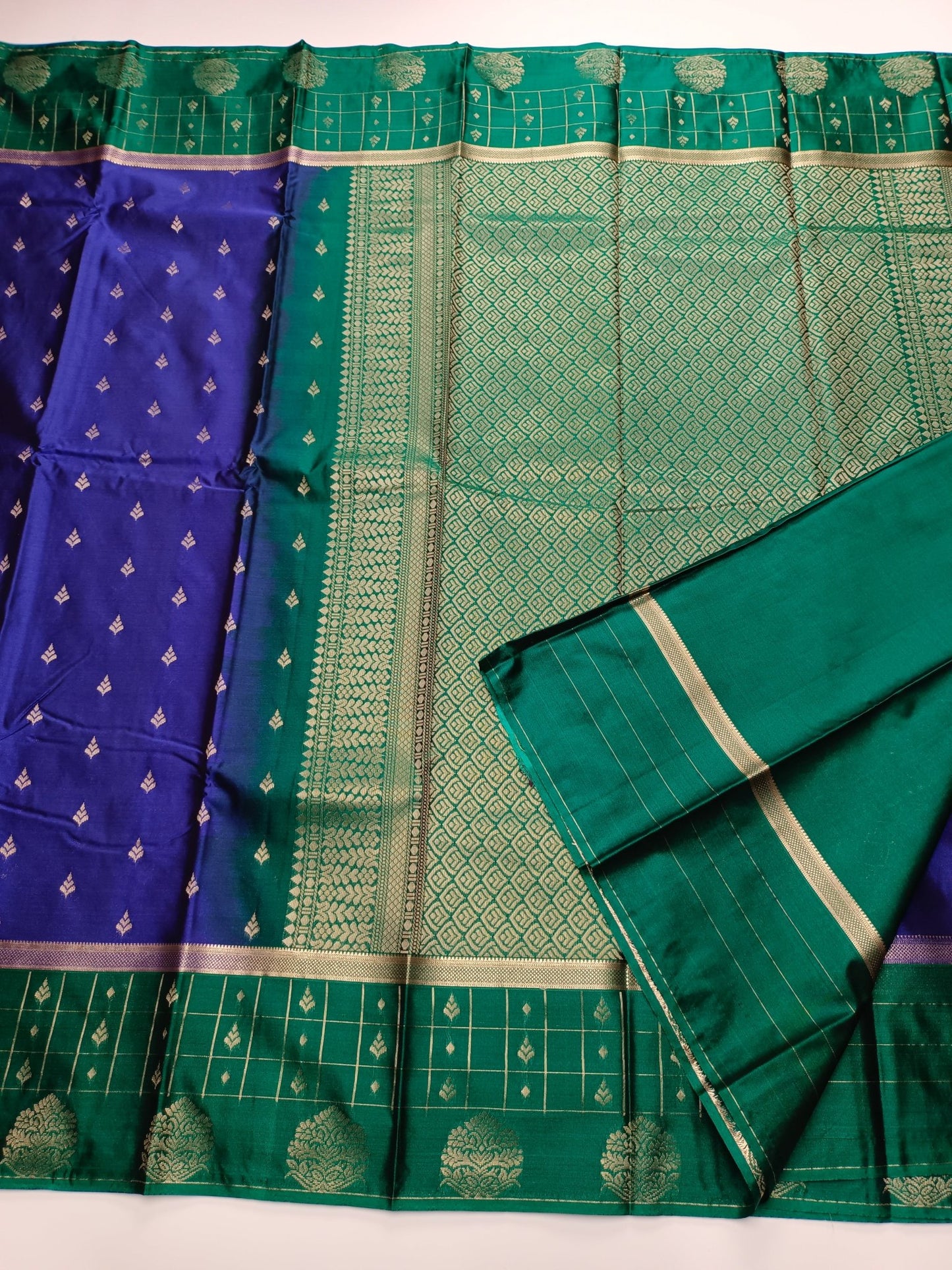 FANCY COTTON SILK SAREE - B S CHANNABASAPPA & SONS