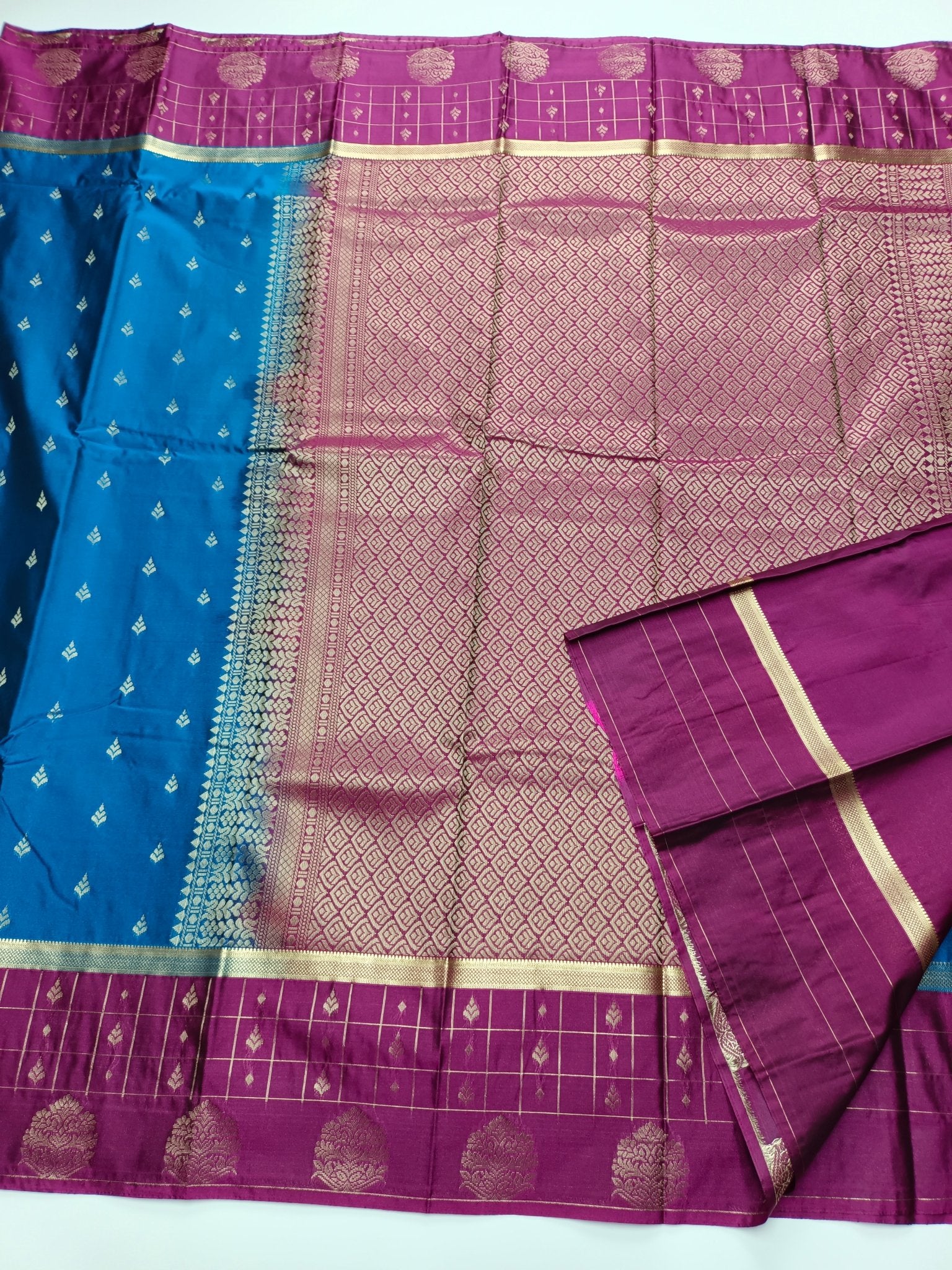 FANCY COTTON SILK SAREE - B S CHANNABASAPPA & SONS