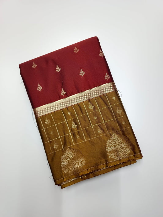 FANCY COTTON SILK SAREE - B S CHANNABASAPPA & SONS