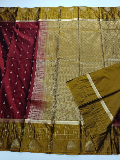FANCY COTTON SILK SAREE - B S CHANNABASAPPA & SONS