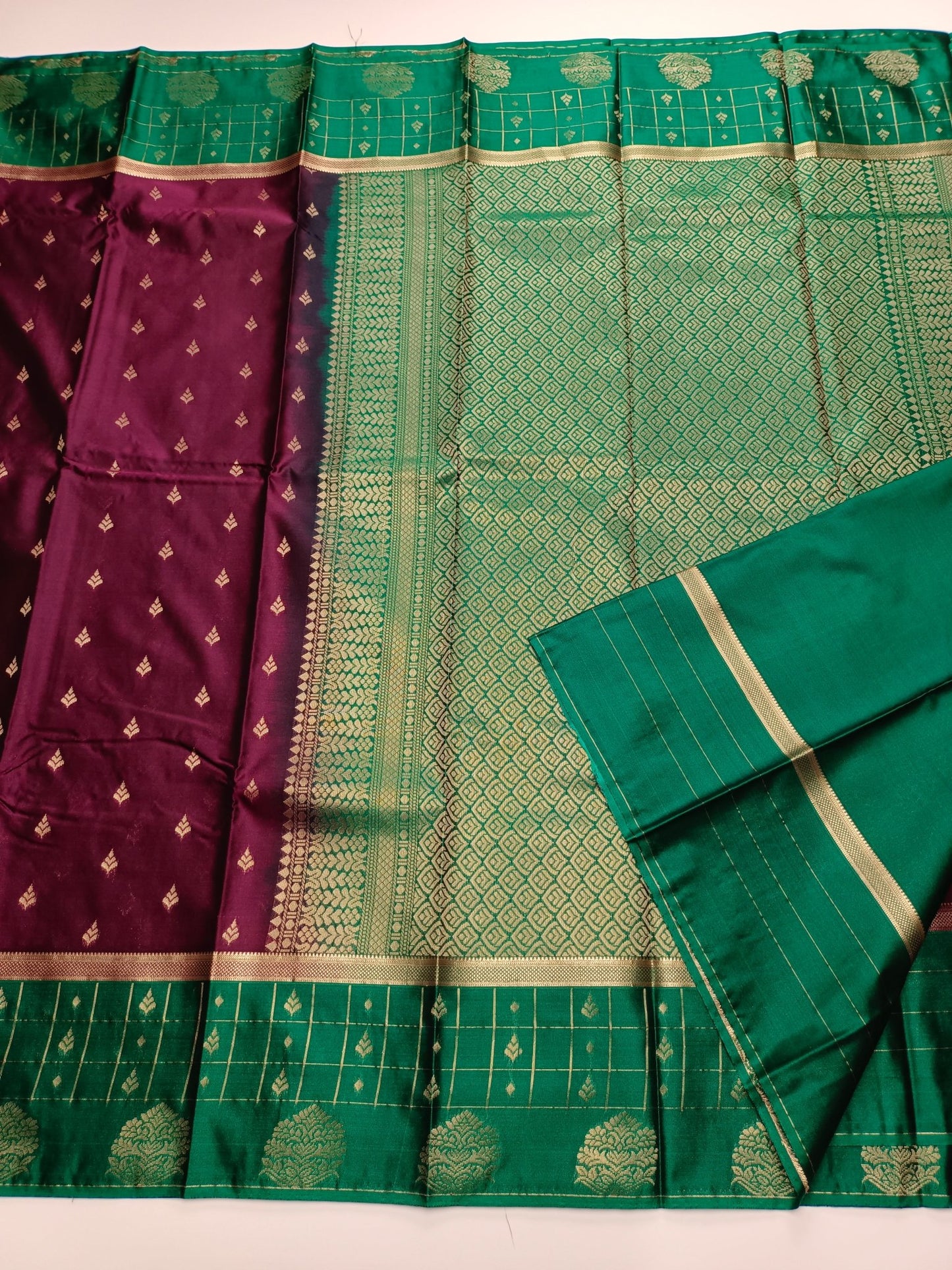 FANCY COTTON SILK SAREE - B S CHANNABASAPPA & SONS