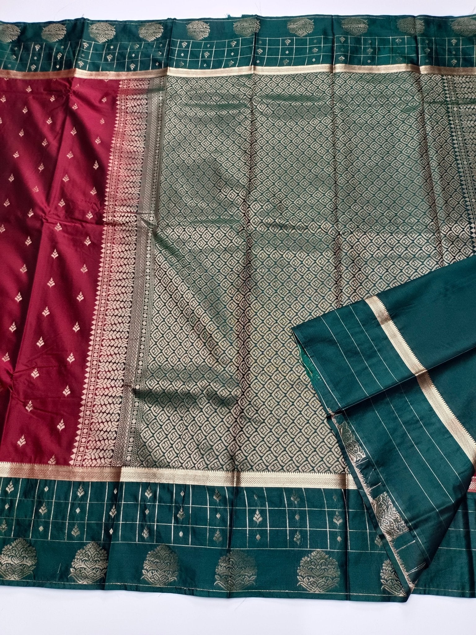 FANCY COTTON SILK SAREE - B S CHANNABASAPPA & SONS
