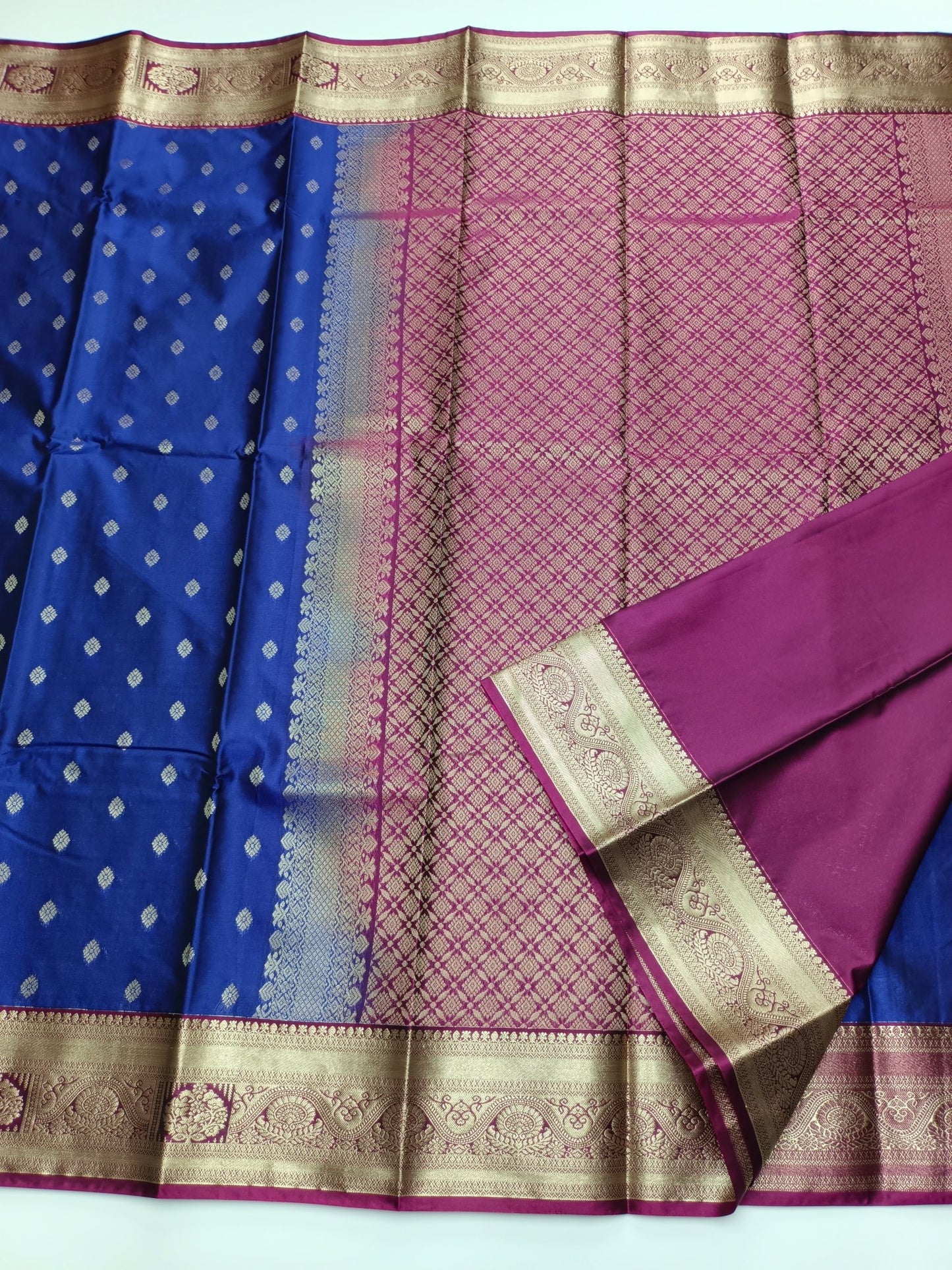 FANCY COTTON SILK SAREE - B S CHANNABASAPPA & SONS