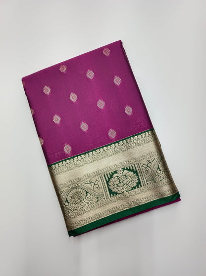 FANCY COTTON SILK SAREE - B S CHANNABASAPPA & SONS