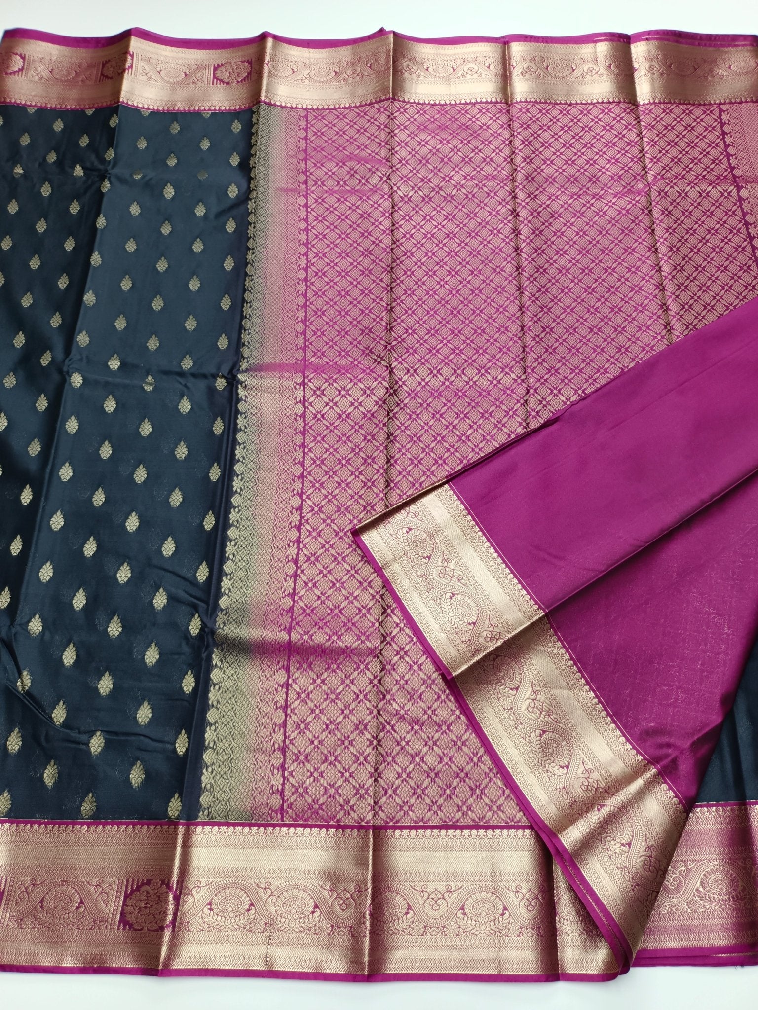 FANCY COTTON SILK SAREE - B S CHANNABASAPPA & SONS