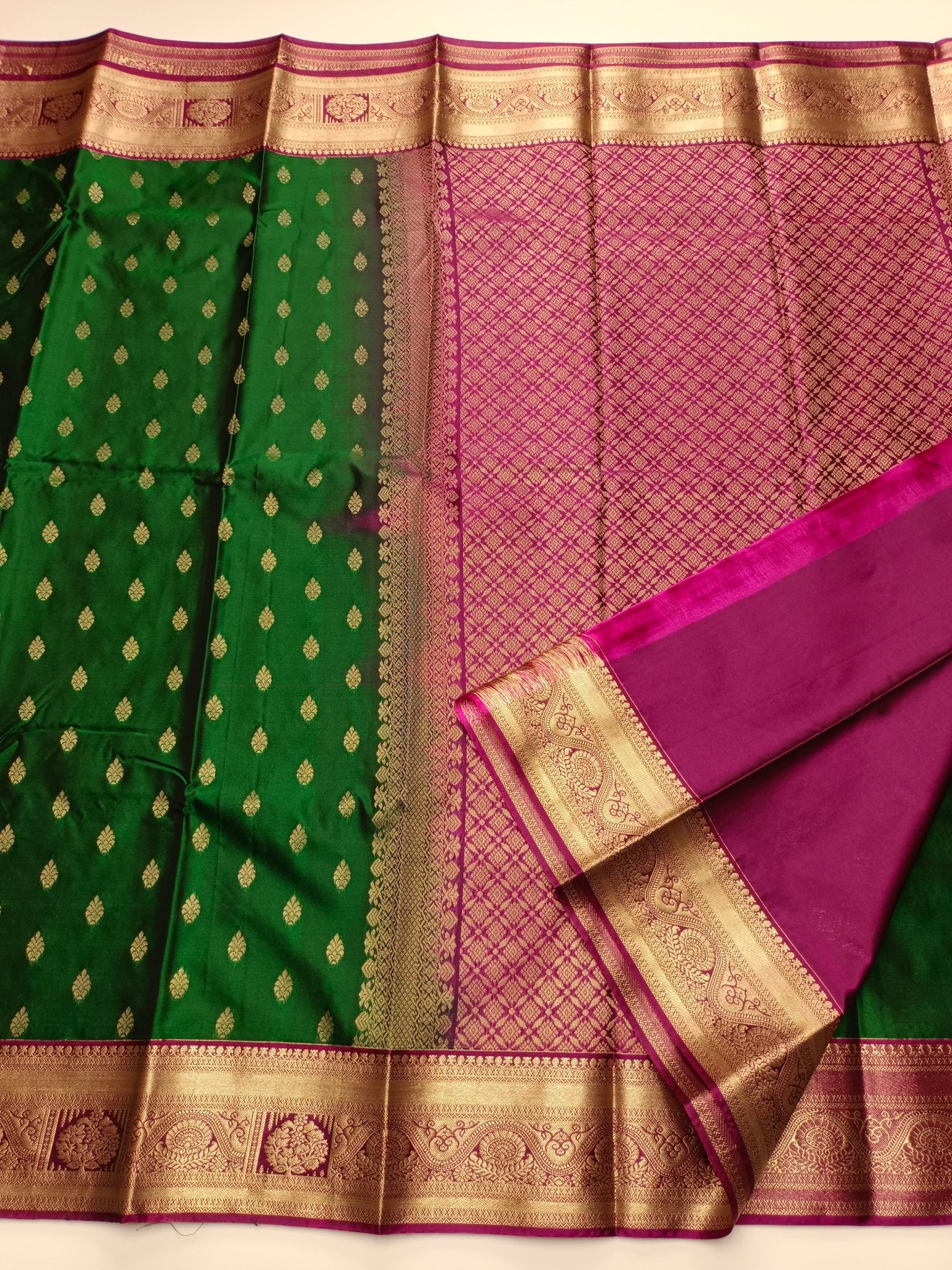 FANCY COTTON SILK SAREE - B S CHANNABASAPPA & SONS