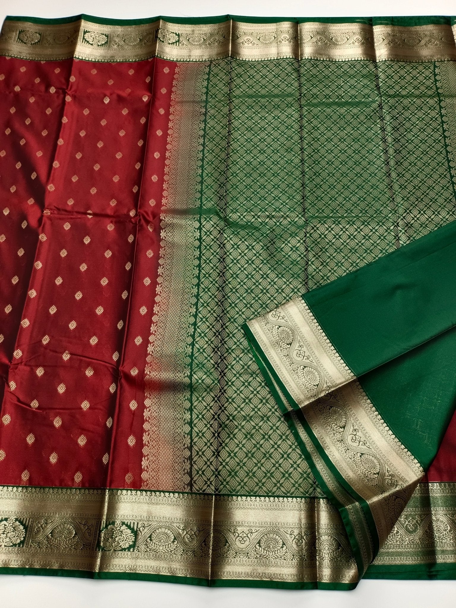 FANCY COTTON SILK SAREE - B S CHANNABASAPPA & SONS