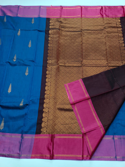 FANCY COTTON SILK SAREE - B S CHANNABASAPPA & SONS
