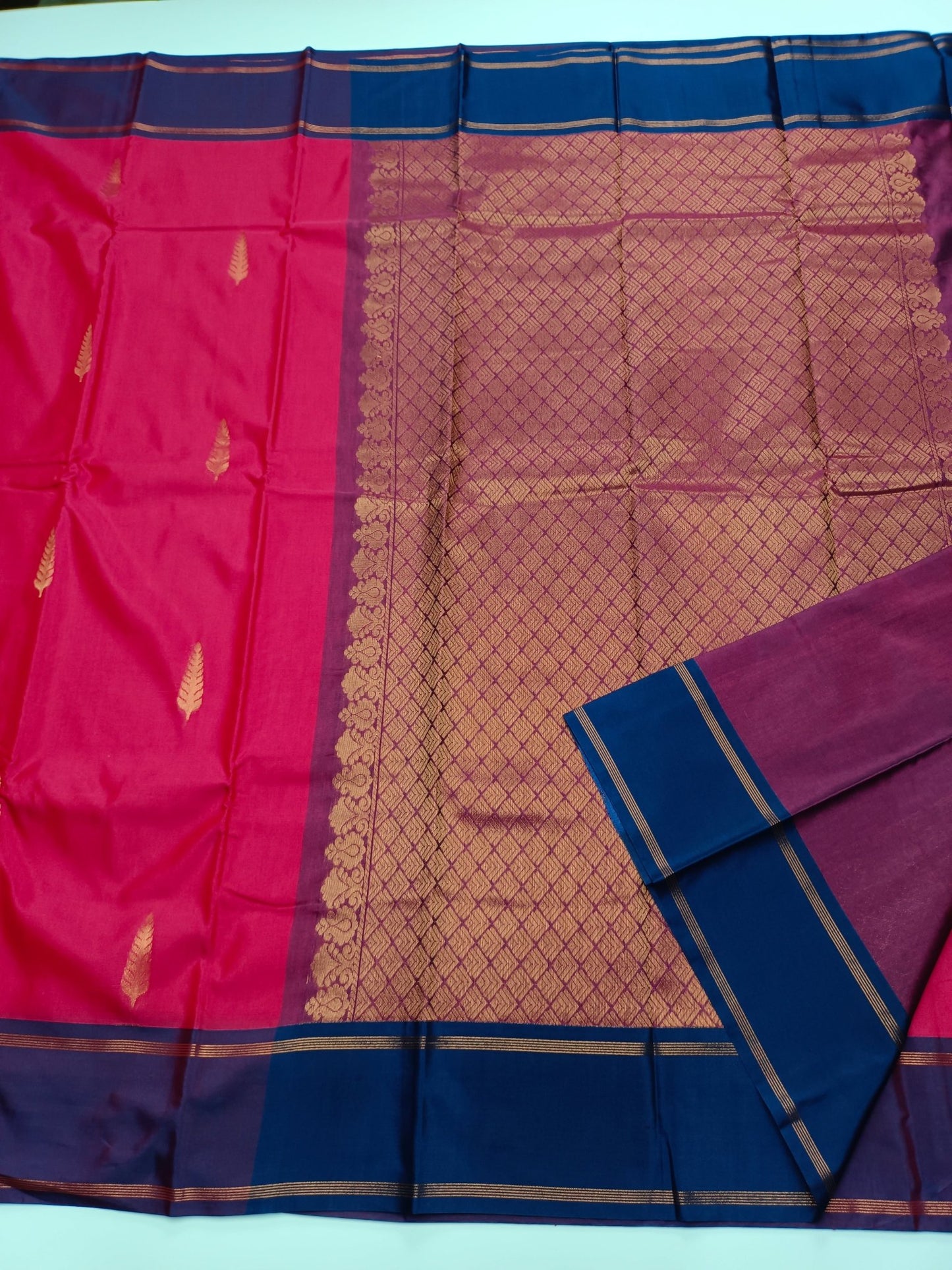 FANCY COTTON SILK SAREE - B S CHANNABASAPPA & SONS