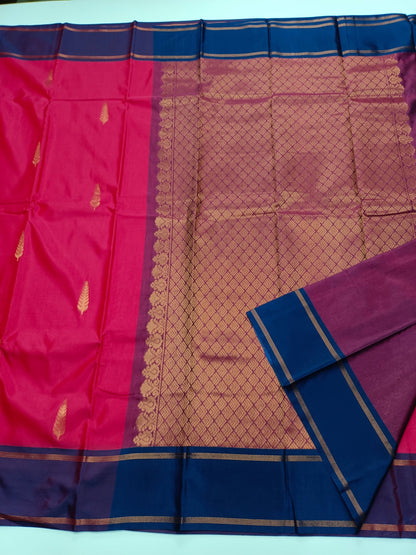 FANCY COTTON SILK SAREE - B S CHANNABASAPPA & SONS