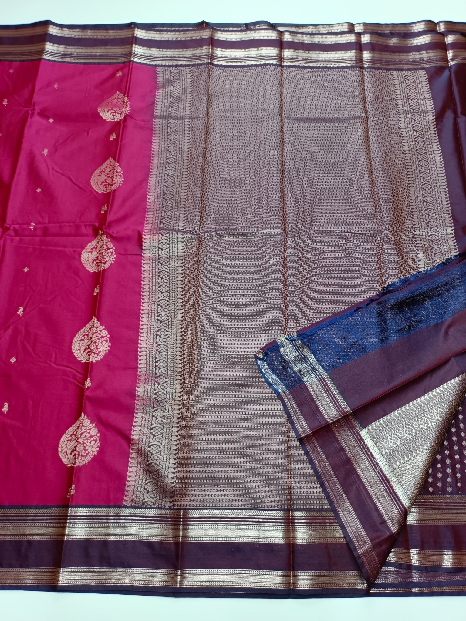 FANCY COTTON SILK SAREE - B S CHANNABASAPPA & SONS