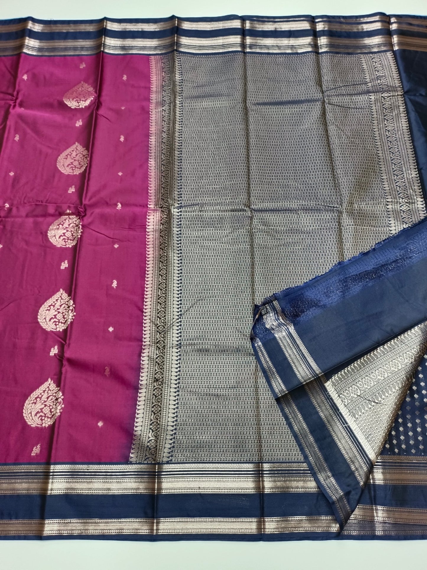 FANCY COTTON SILK SAREE - B S CHANNABASAPPA & SONS