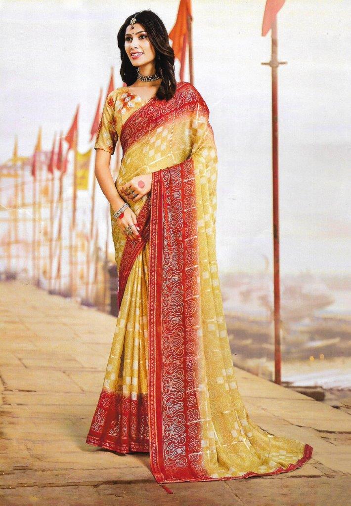 FANCY SYNTHETIC PRINTED SAREE