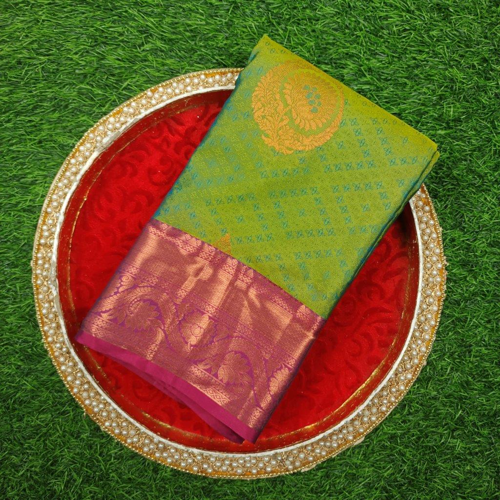 Buy Vivaha Kanchipuram Wedding Jacquard Silk Sarees  Online The Chennai  Silks